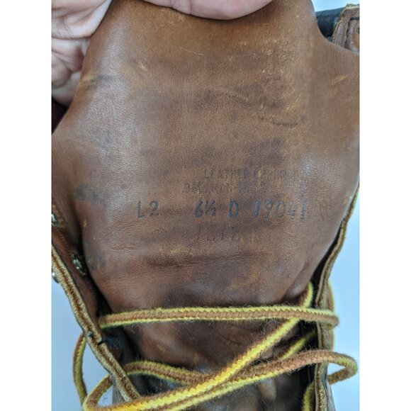 Red Wing Leather Boots Mens Size 6.5 Oil Resistant Long Wear Distressed - Picture 9 of 13
